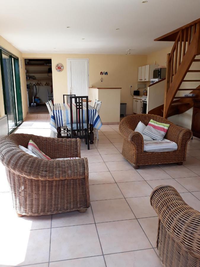 Maison Avec Jardin Et Plage De Sable Fin Accessible A Pied A 300M Saint-Coulomb Exterior foto